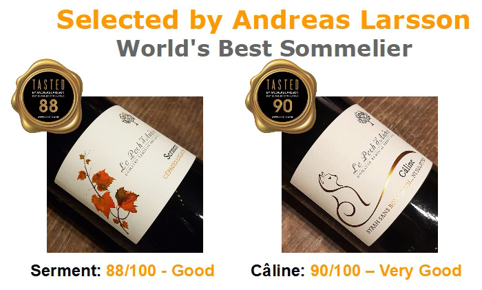 Andreas Larsson selects two wines from Le Pech d'André