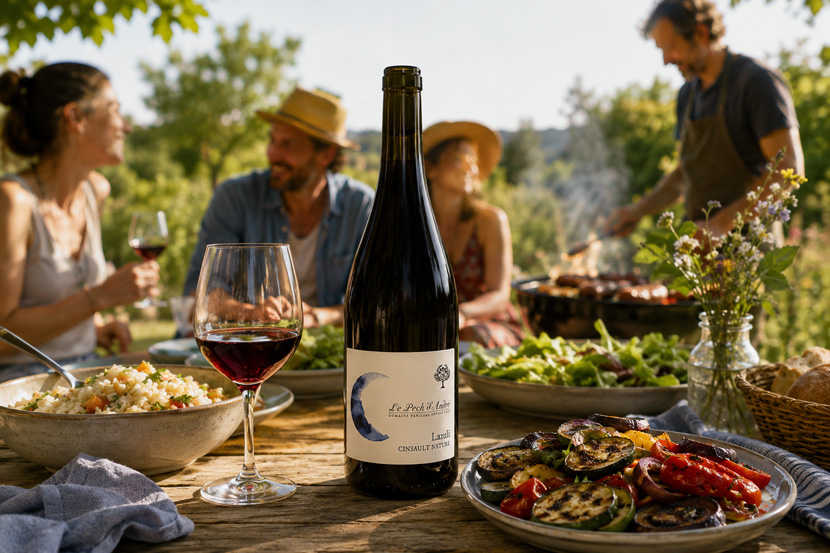What wine goes with a midday barbecue? Lazuli!