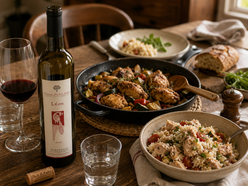 Quel vin pour les restes du poulet le lendemain ? Léon aussi !